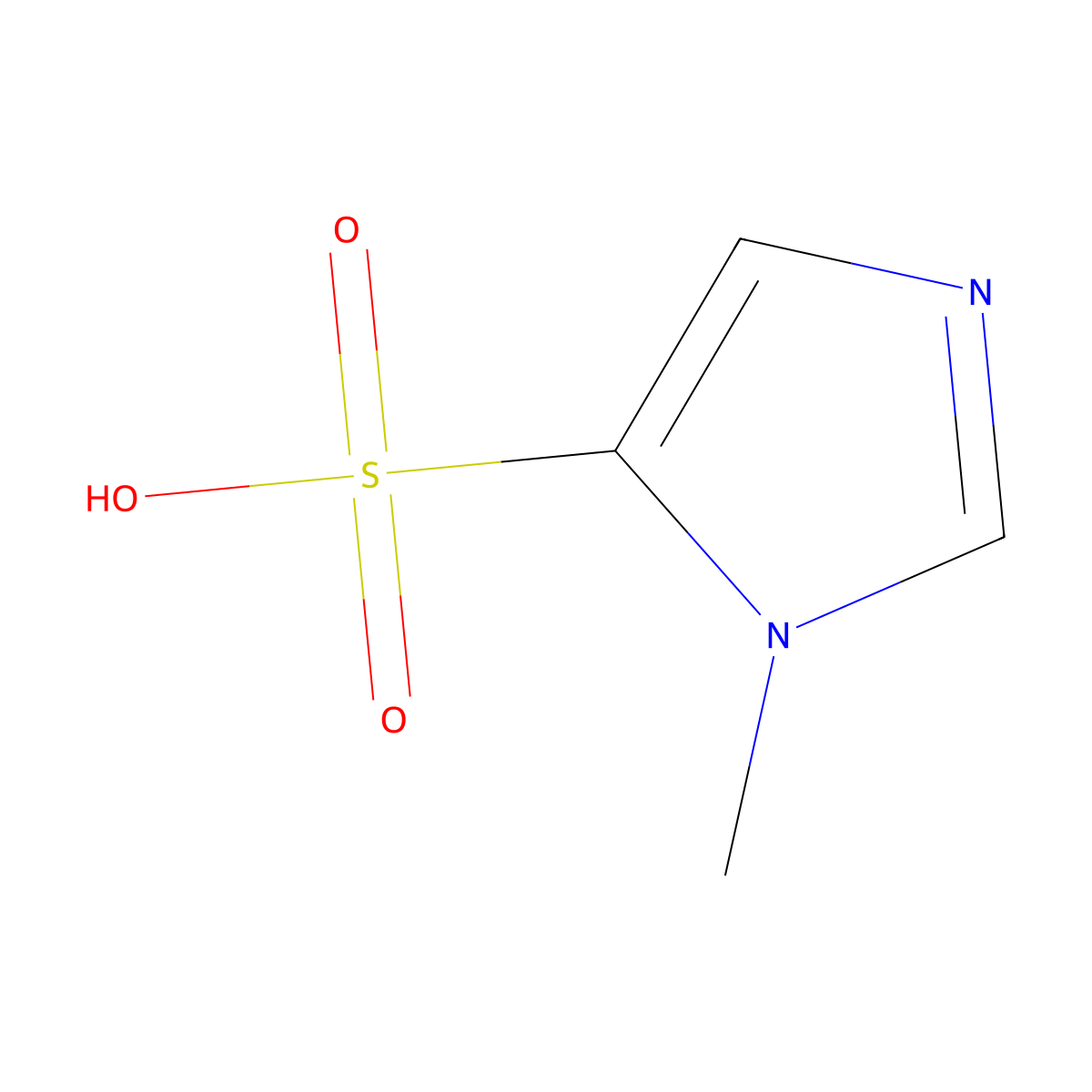 1-methyl-1H-imidazole-5-sulfonic acid molecular structure, CAS 2225146-53-0