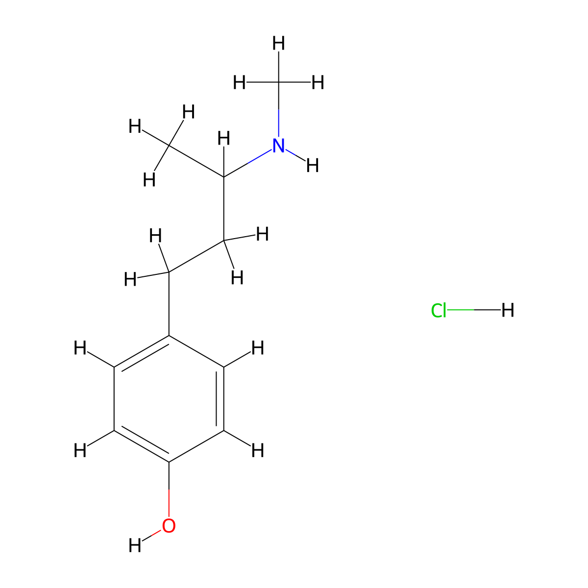 4-[3-(Methylamino)butyl]phenol hydrochloride molecular structure, CAS 2225146-68-7