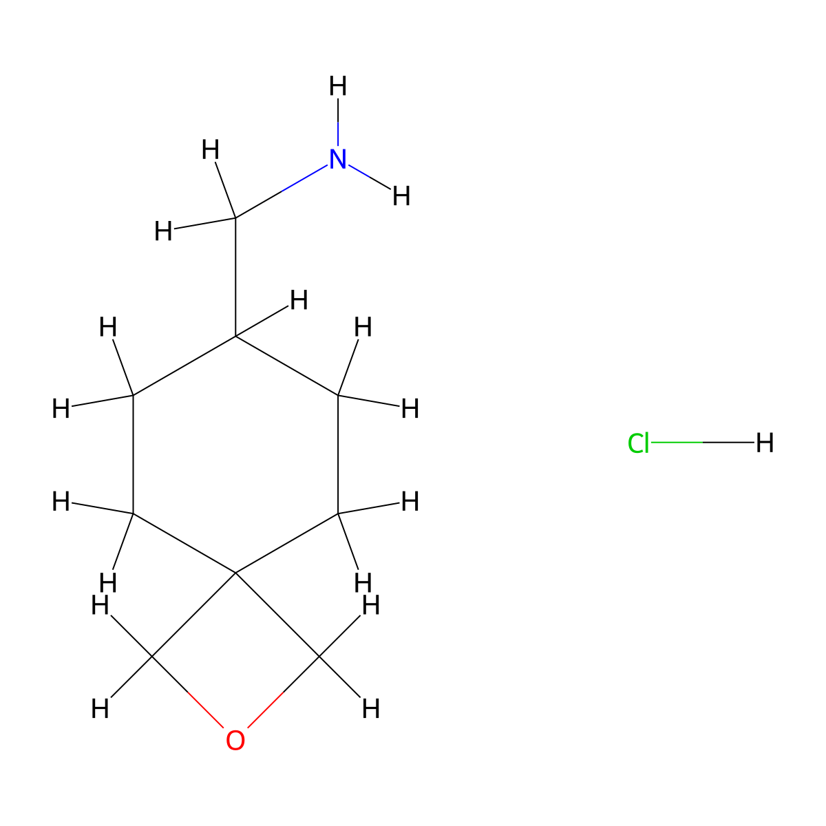 1-{2-Oxaspiro[3.5]nonan-7-yl}methanamine hydrochloride molecular structure, CAS 2225146-74-5