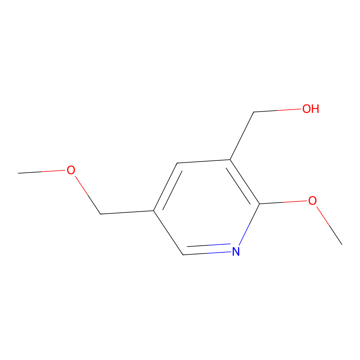 [2-Methoxy-5-(methoxymethyl)pyridin-3-yl]methanol molecular structure, CAS 2225147-19-1