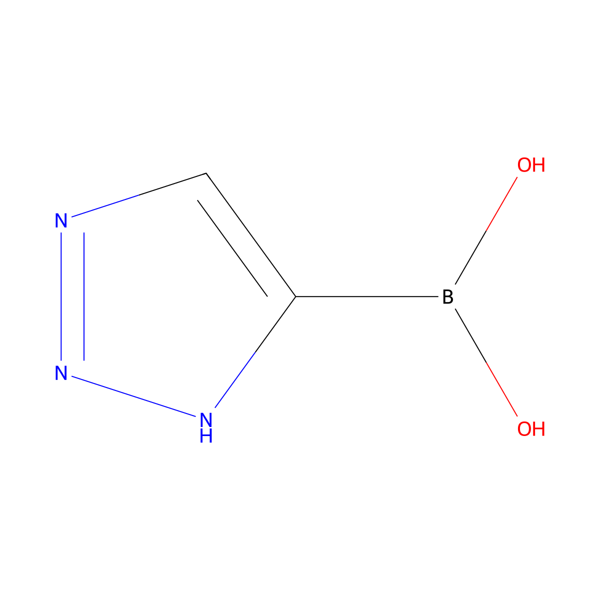 (1H-1,2,3-Triazol-4-yl)boronic acid molecular structure, CAS 2225172-22-3