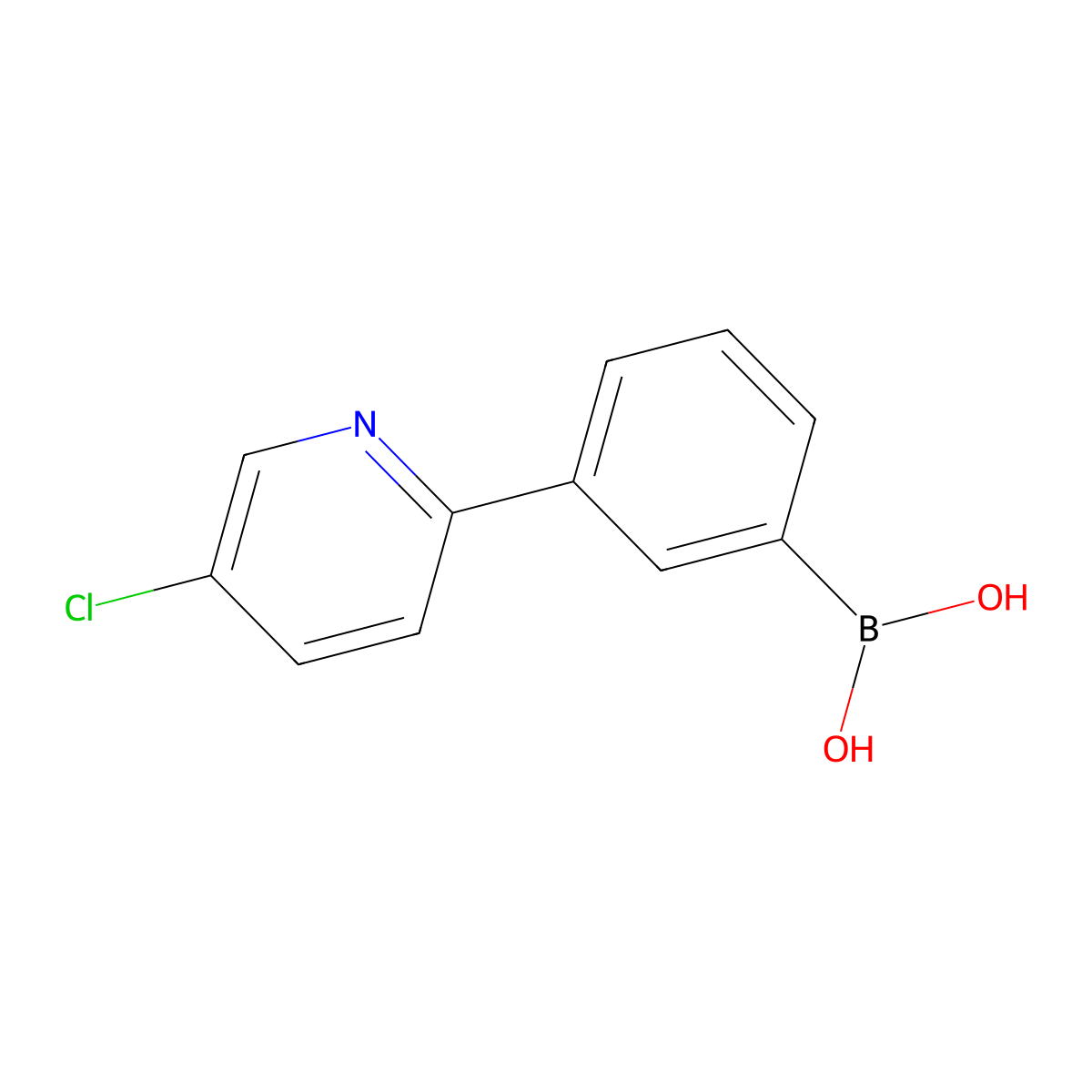 (3-(5-Chloropyridin-2-yl)phenyl)boronic acid molecular structure, CAS 2225176-90-7