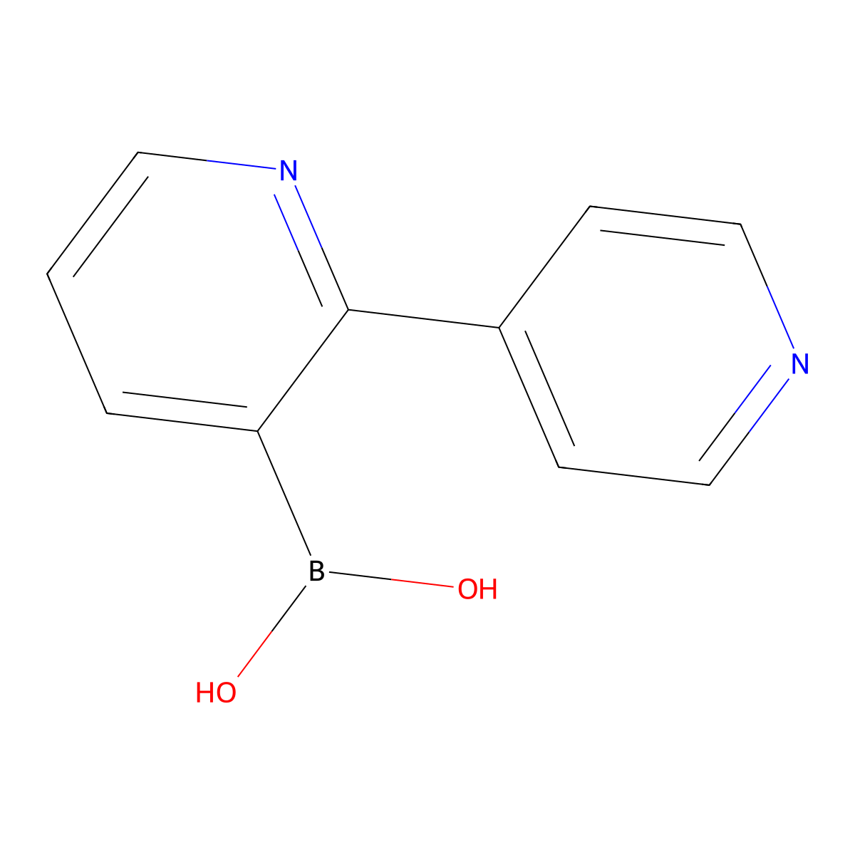 2,4'-Bipyridine-3-boronic acid molecular structure, CAS 2225177-91-1