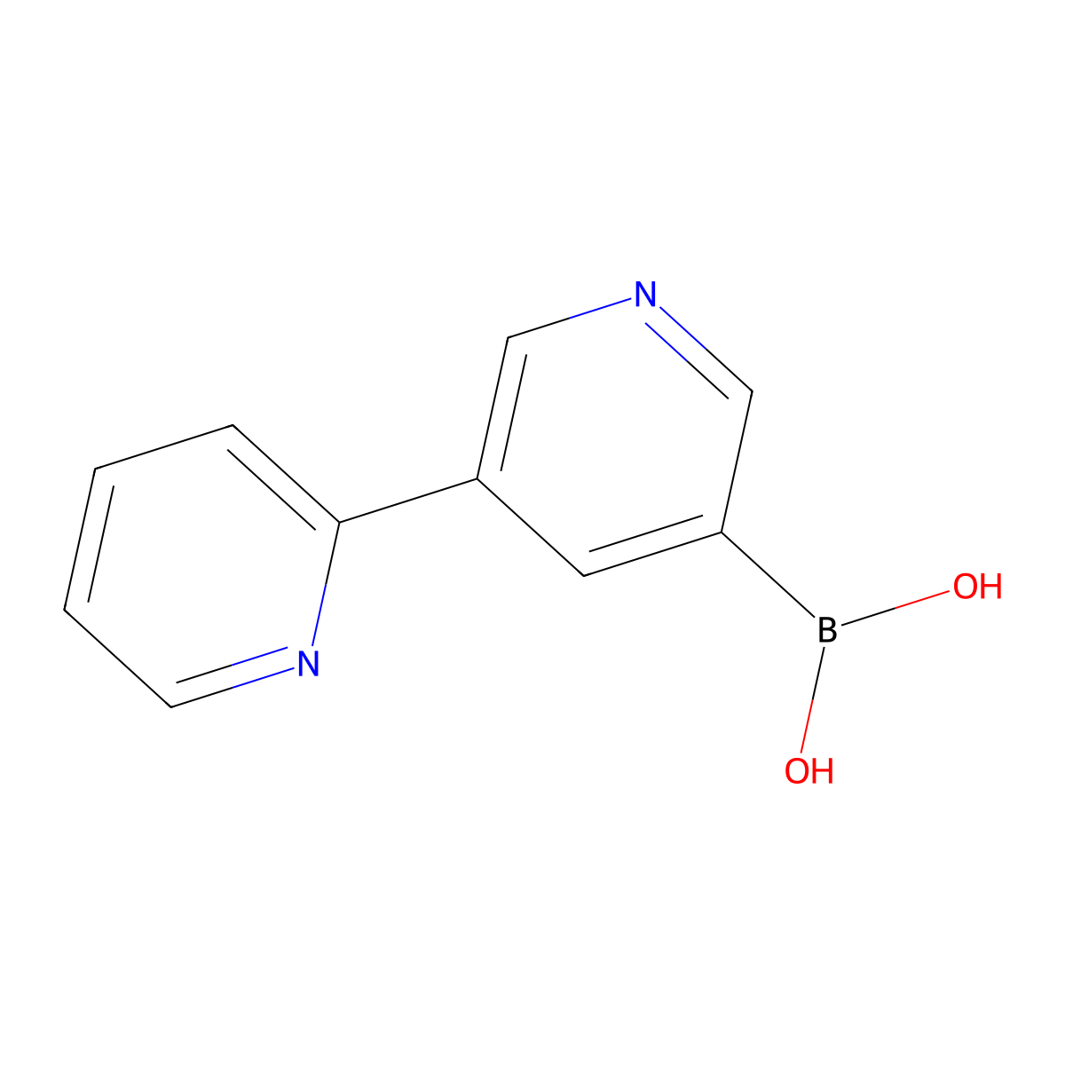 5-(2-Pyridyl)pyridine-3-boronic acid molecular structure, CAS 2225178-07-2