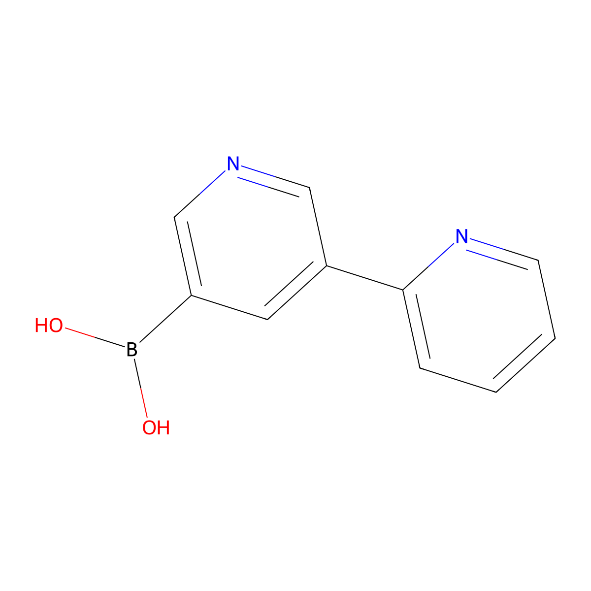 5-(2-Pyridyl)pyridine-3-boronic acid molecular structure, CAS 2225178-07-2