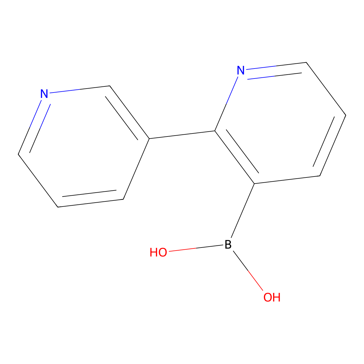 2,3'-Bipyridine-3-boronic acid molecular structure, CAS 2225181-44-0