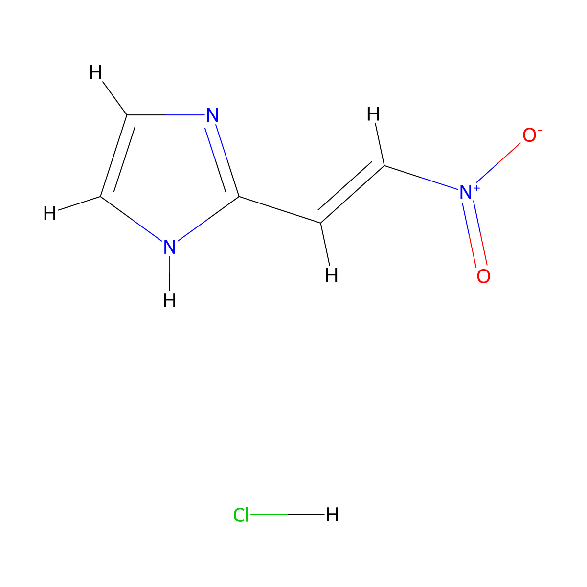 2-[(E)-2-nitroethenyl]-1H-imidazole hydrochloride molecular structure, CAS 2225181-85-9