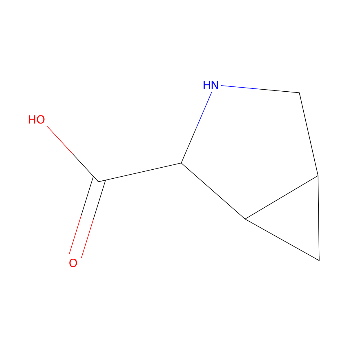 (1S,2S,5R)-3-Azabicyclo[3.1.0]hexane-2-carboxylic acid molecular structure, CAS 22255-16-9