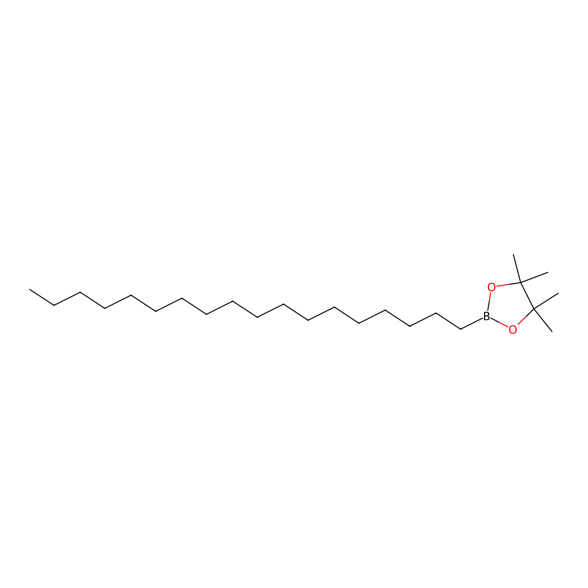 4,4,5,5-Tetramethyl-2-octadecyl-1,3,2-dioxaborolane molecular structure, CAS 2226110-17-2