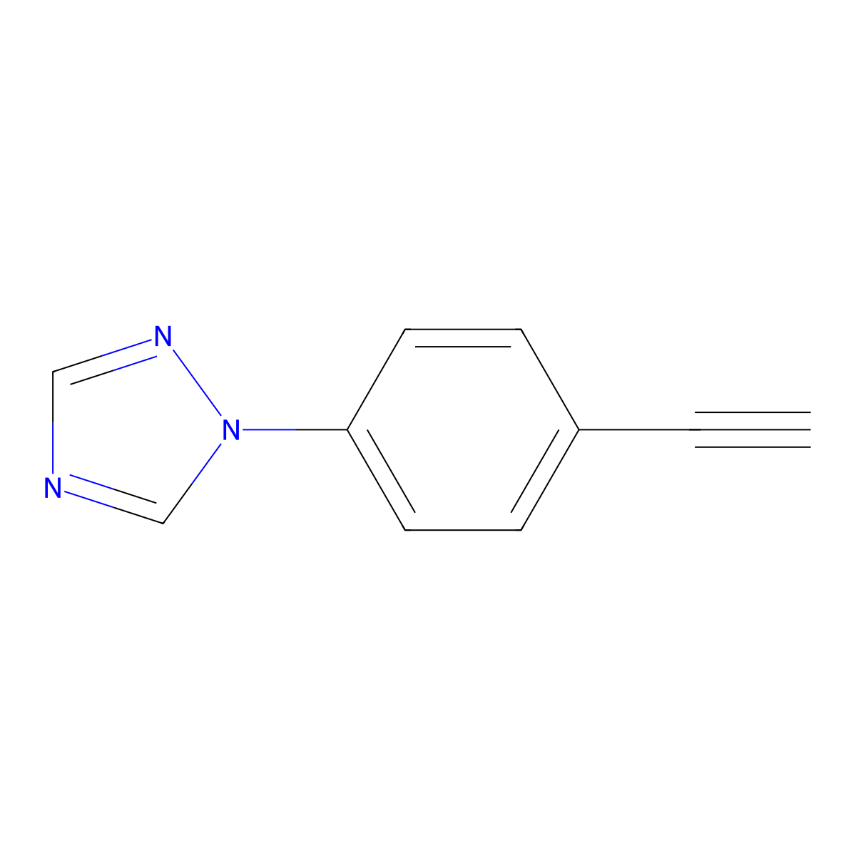 1-(4-Ethynylphenyl)-1H-1,2,4-triazole molecular structure, CAS 2226291-28-5