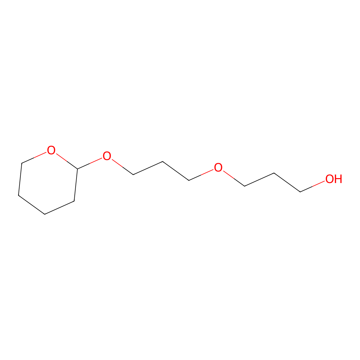 3-[3-(Tetrahydropyran-2-yloxy)propoxy]propan-1-ol molecular structure, CAS 2226300-10-1