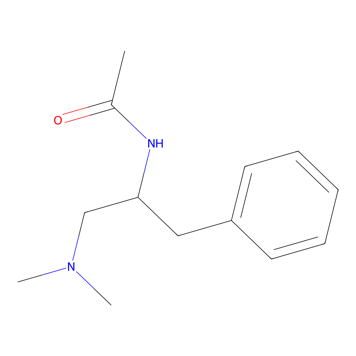 (S)-N-[1-(Dimethylamino)-3-phenyl-2-propyl]acetamide molecular structure, CAS 2226371-98-6