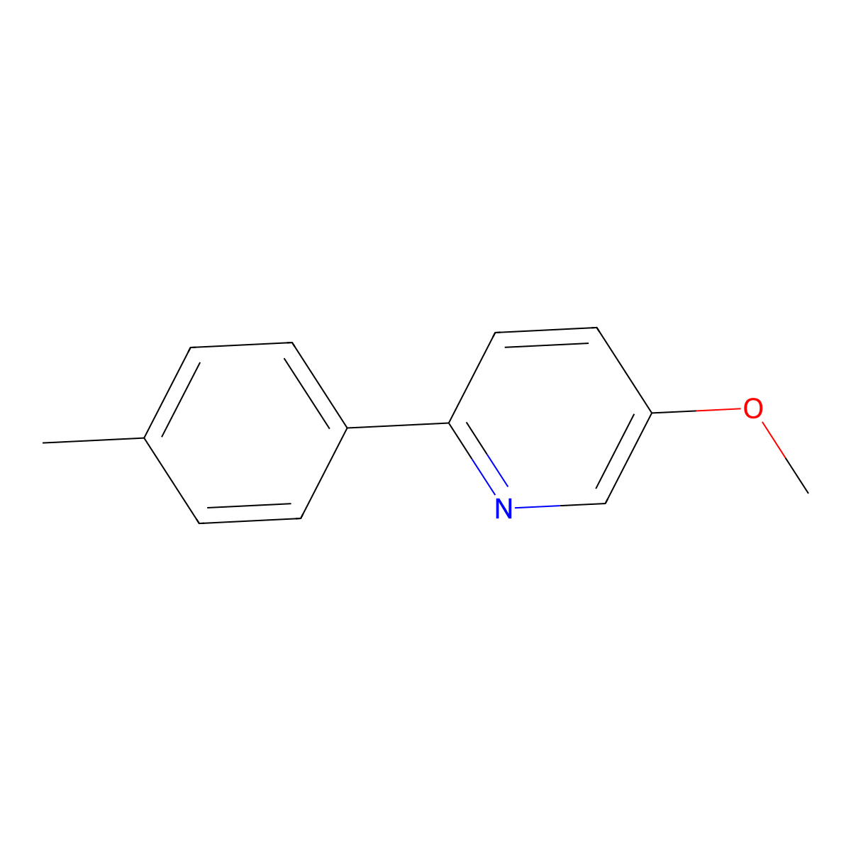 5-Methoxy-2-(P-tolyl)pyridine molecular structure, CAS 2226416-71-1