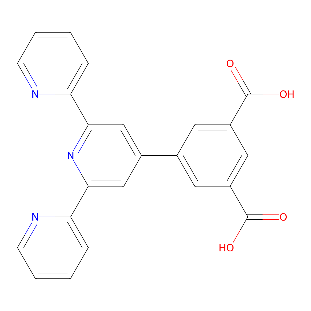 5-([2,2':6',2''-Terpyridin]-4'-yl)isophthalic acid molecular structure, CAS 2226465-62-7