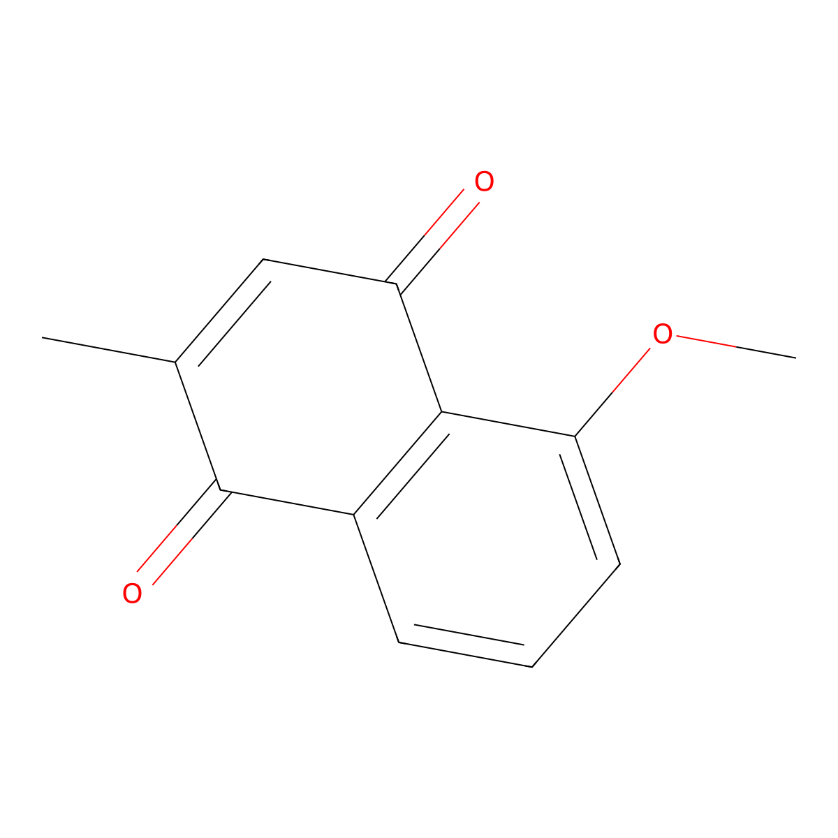 5-Methoxy-2-methylnaphthalene-1,4-dione molecular structure, CAS 22266-99-5