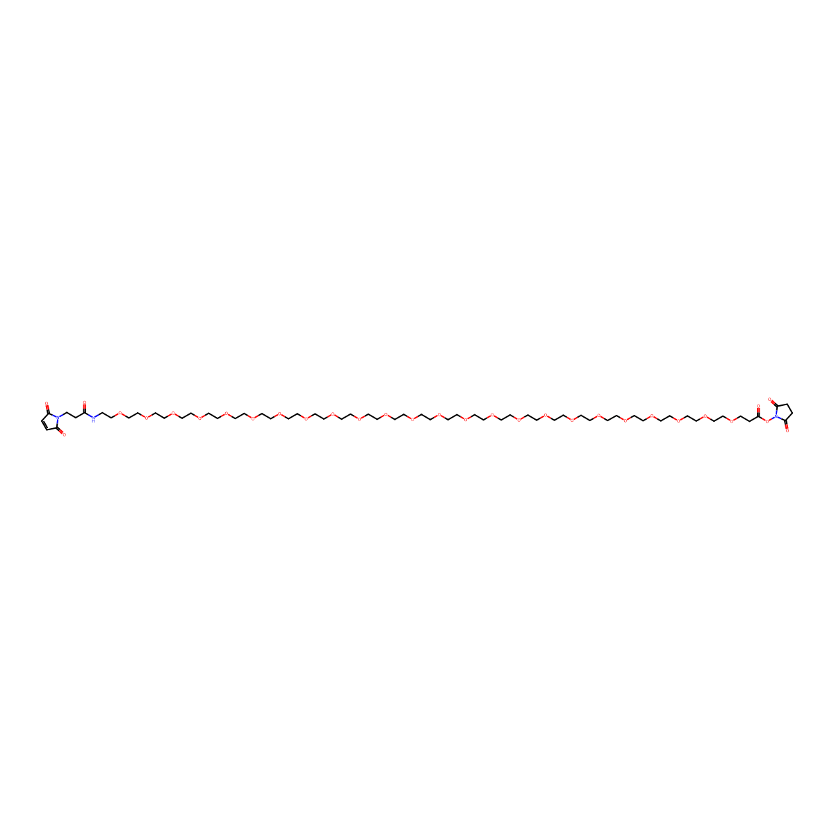 Mal-amido-PEG24-NHS molecular structure, CAS 2226733-37-3