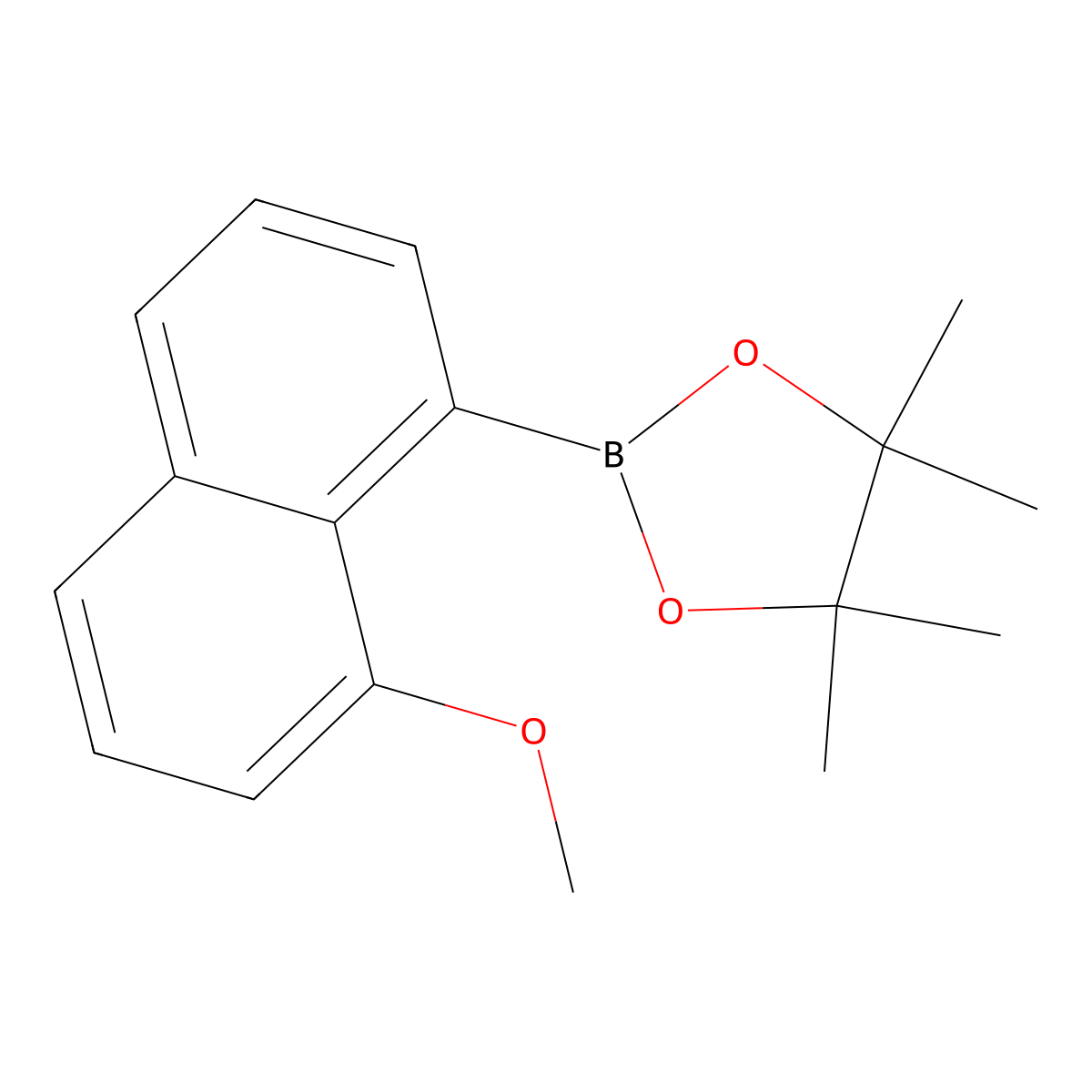 2-(8-Methoxynaphthalen-1-YL)-4,4,5,5-tetramethyl-1,3,2-dioxaborolane molecular structure, CAS 2226775-36-4
