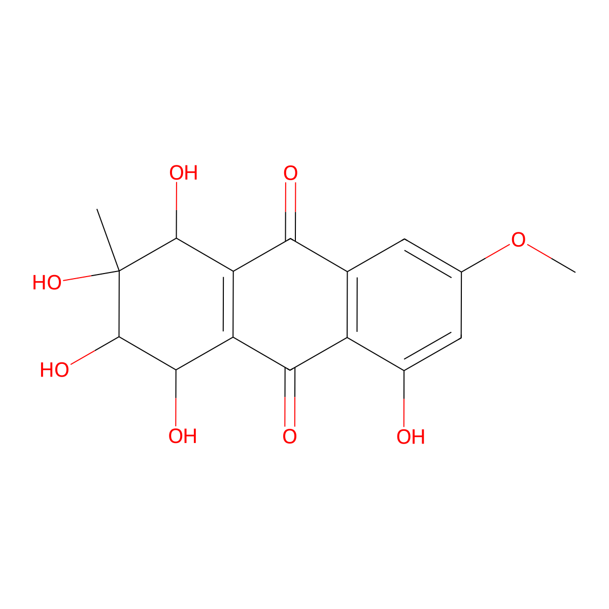 Altersolanol A molecular structure, CAS 22268-16-2
