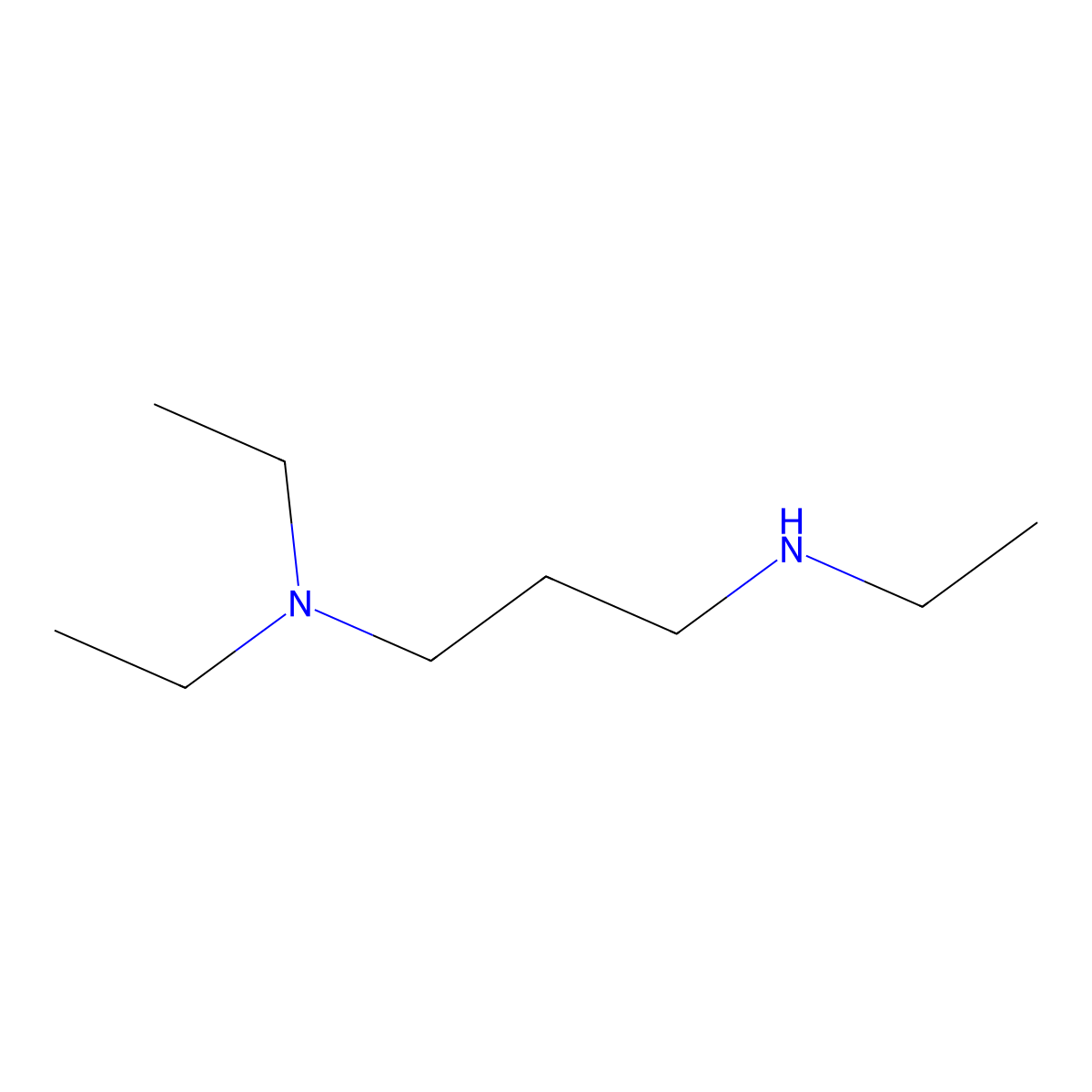 [3-(Diethylamino)propyl](ethyl)amine molecular structure, CAS 22268-51-5