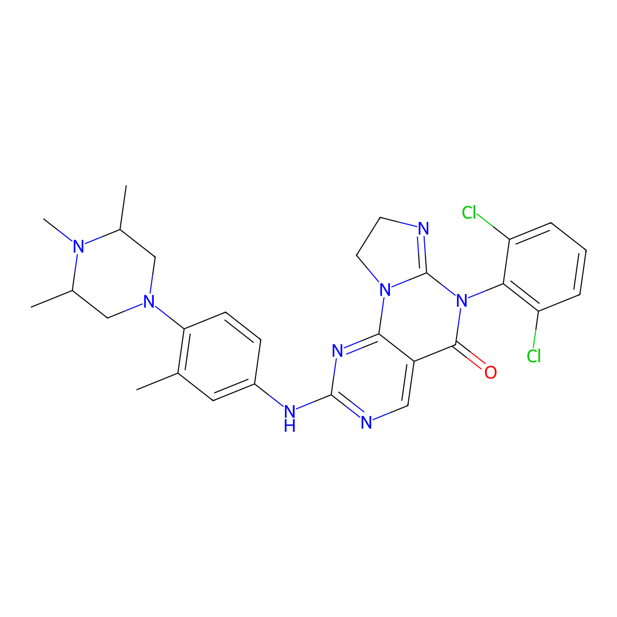 Potrasertib molecular structure, CAS 2226938-19-6
