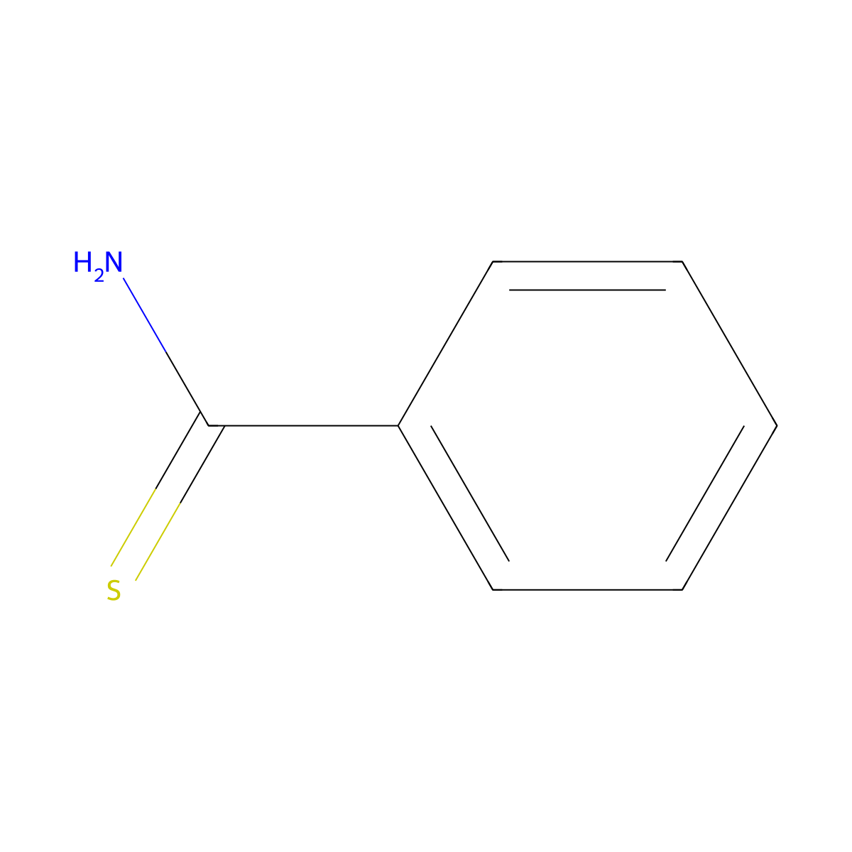 Thiobenzamide molecular structure, CAS 2227-79-4