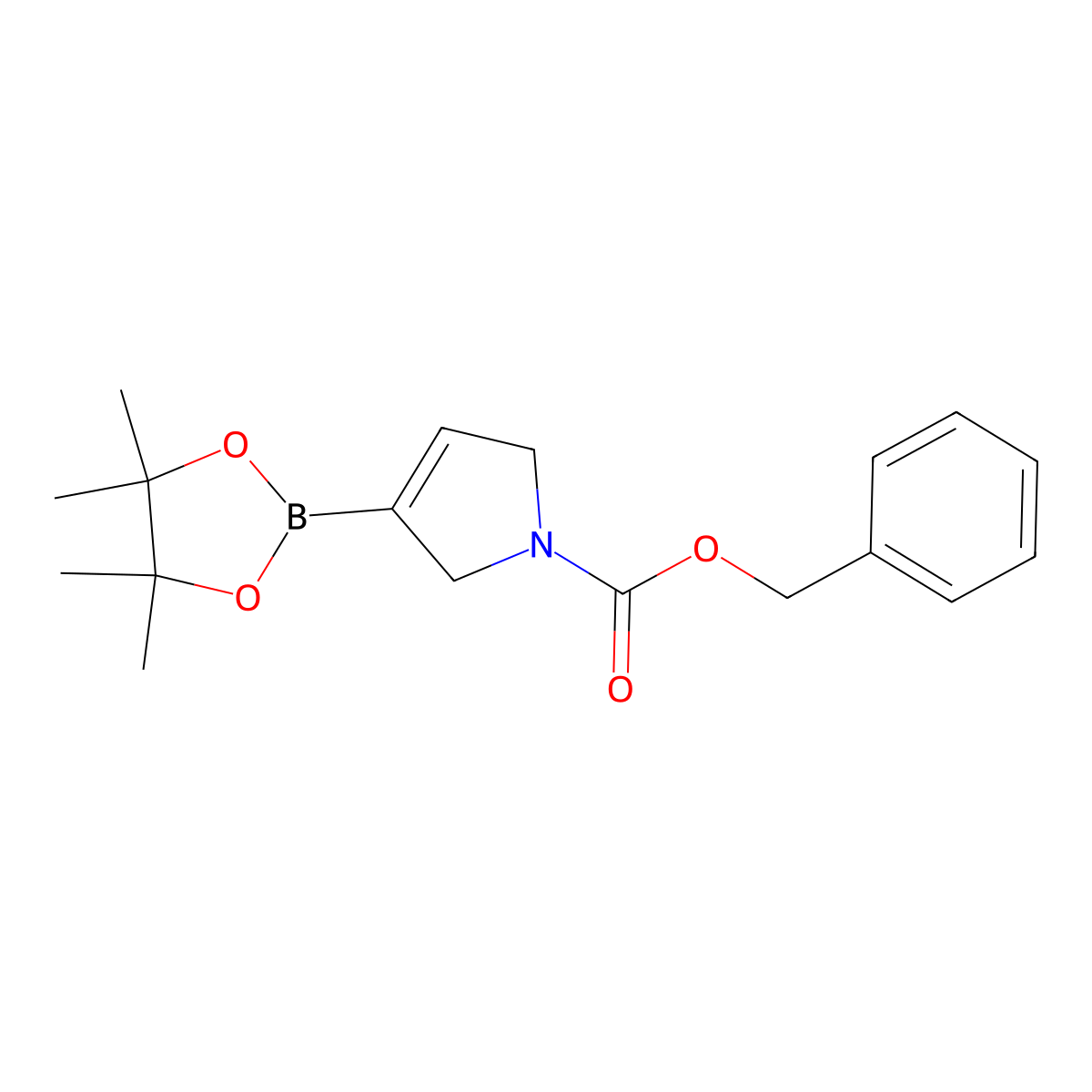 1-Cbz-2,5-dihydropyrrole-3-boronic Acid Pinacol Ester molecular structure, CAS 2227133-31-3