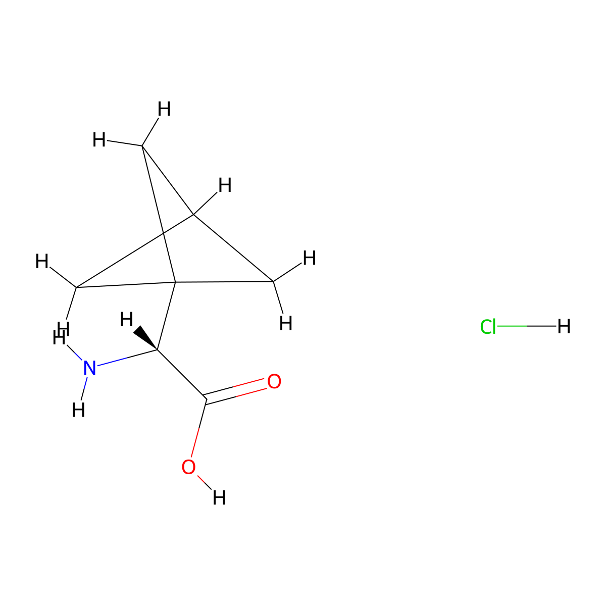 (2R)-2-amino-2-(1-bicyclo[1.1.1]pentanyl)acetic acid;hydrochloride molecular structure, CAS 2227197-63-7