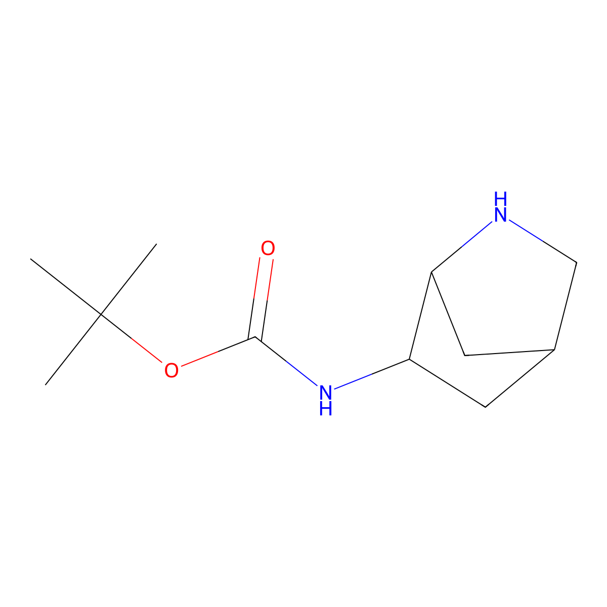 tert-butyl N-(2-azabicyclo[2.2.1]heptan-6-yl)carbamate molecular structure, CAS 2227205-60-7
