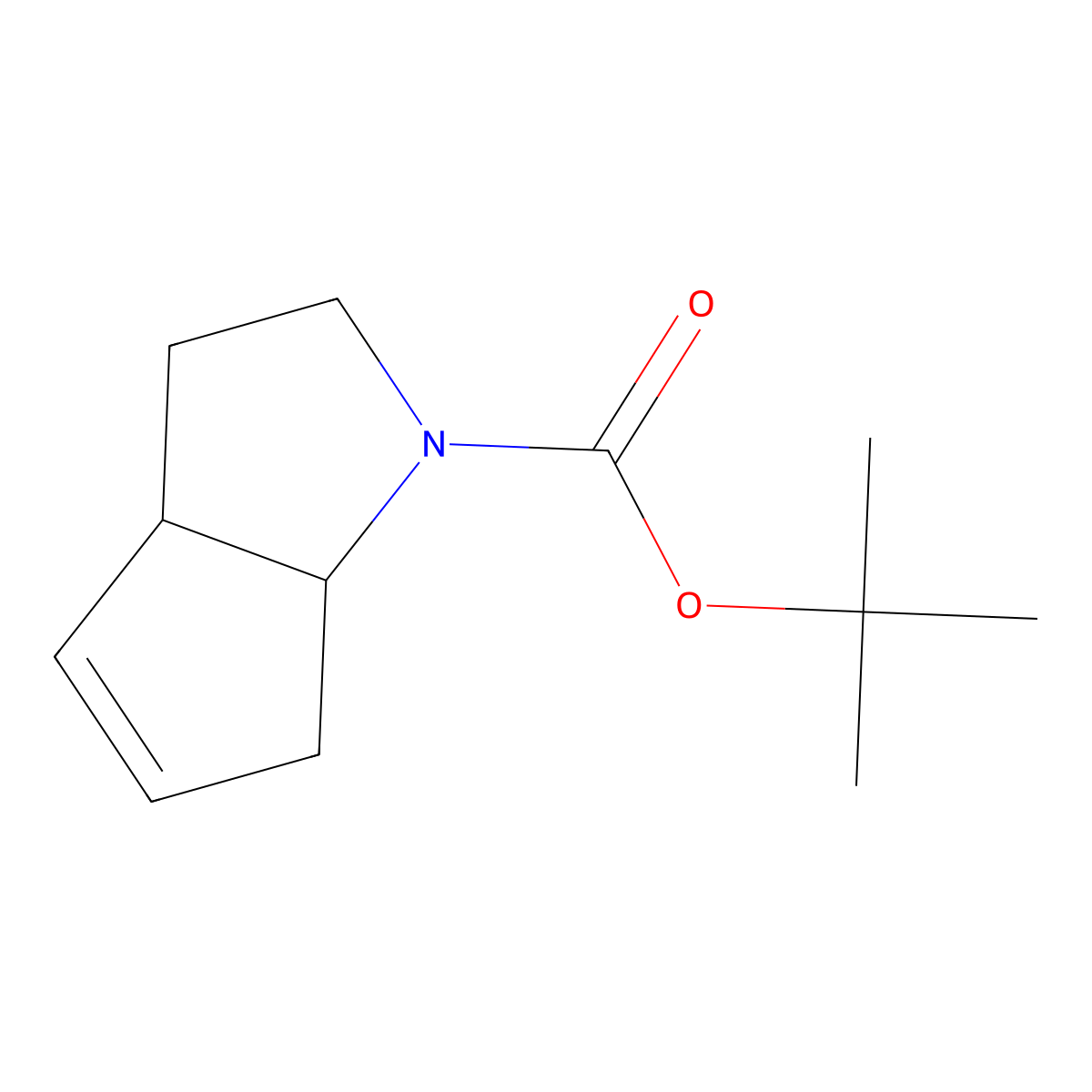 tert-butyl 1H,2H,3H,3aH,6H,6aH-cyclopenta[b]pyrrole-1-carboxylate molecular structure, CAS 2227206-55-3