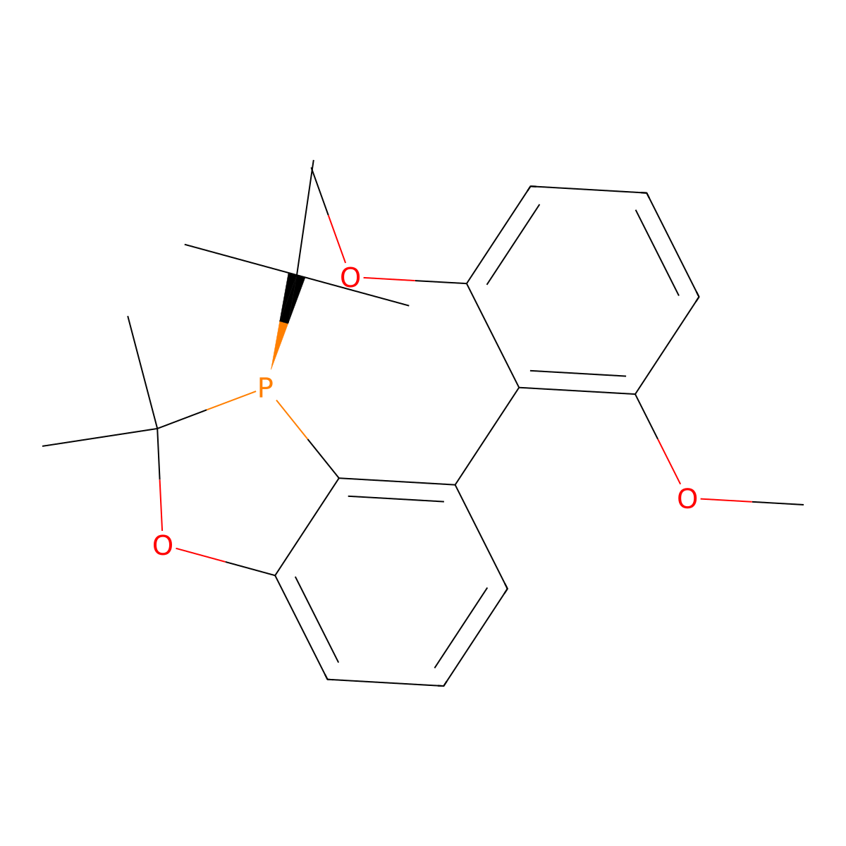 (S)-3-(tert-butyl)-4-(2,6-dimethoxyphenyl)-2,2-dimethyl-2,3-dihydrobenzo[d][1,3]oxaphosphole molecular structure, CAS 2227217-19-6