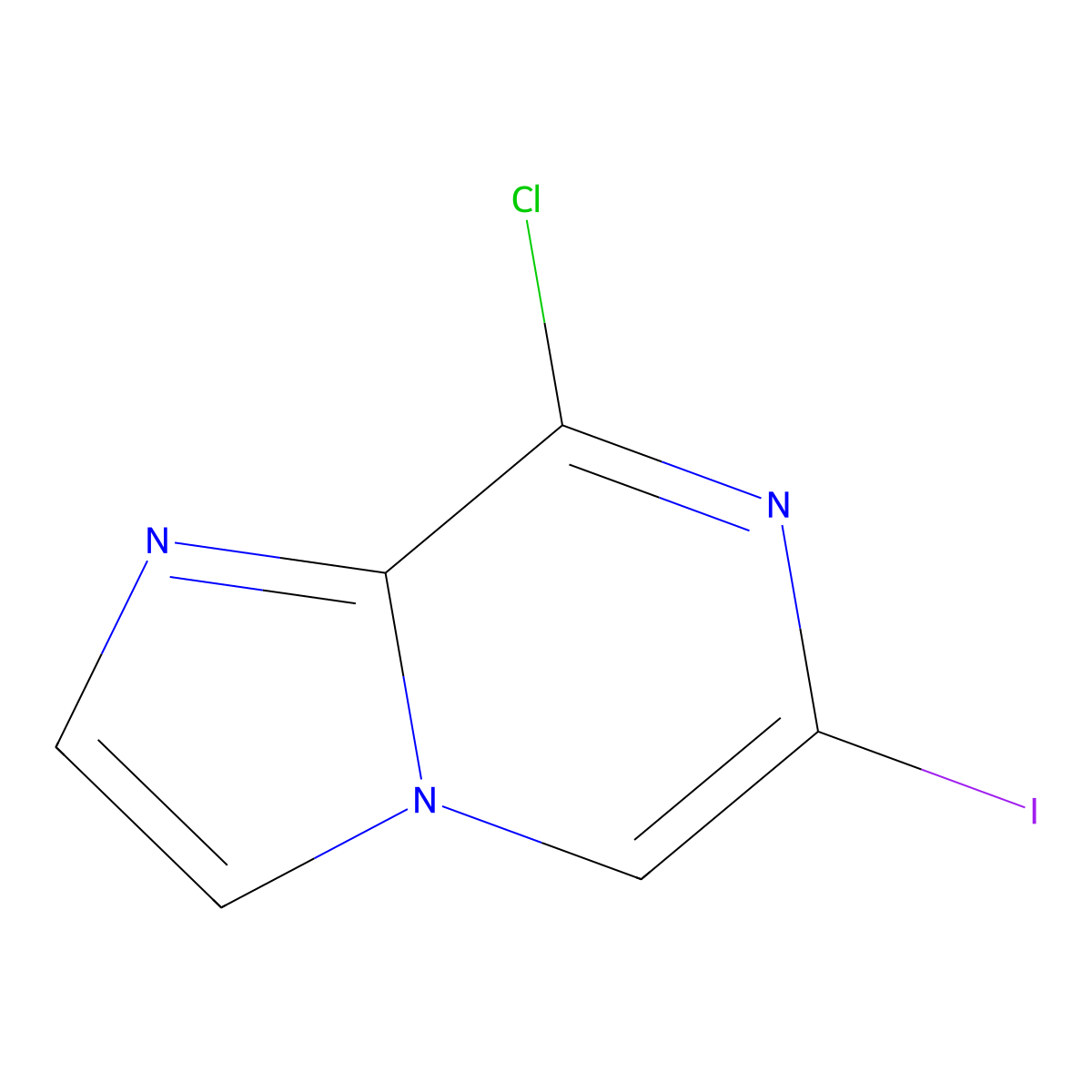 8-Chloro-6-iodoimidazo[1,2-a]pyrazine molecular structure, CAS 2227272-49-1
