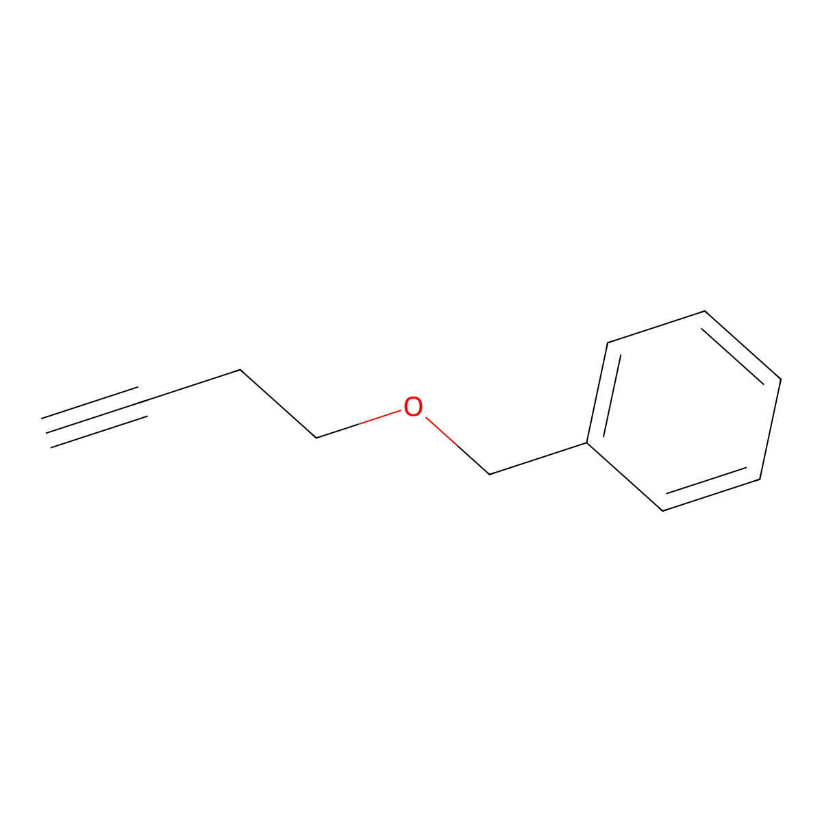 Benzene, [(3-butynyloxy)methyl]- molecular structure, CAS 22273-77-4