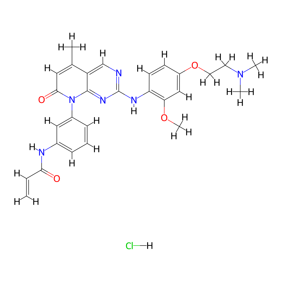 EGFR-IN-1 hydrochloride molecular structure, CAS 2227455-78-7