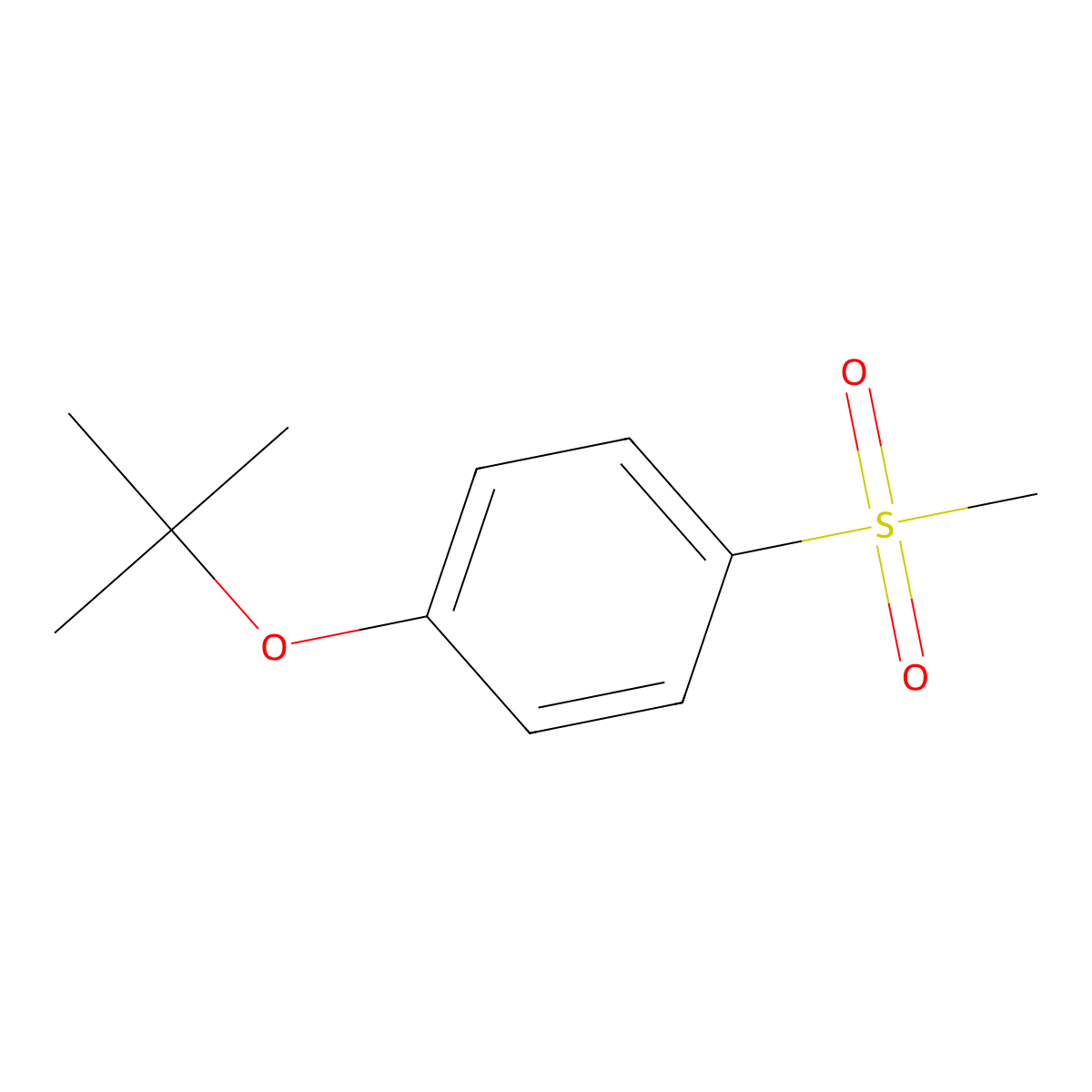 1-(Tert-butoxy)-4-methanesulfonylbenzene molecular structure, CAS 2227488-67-5