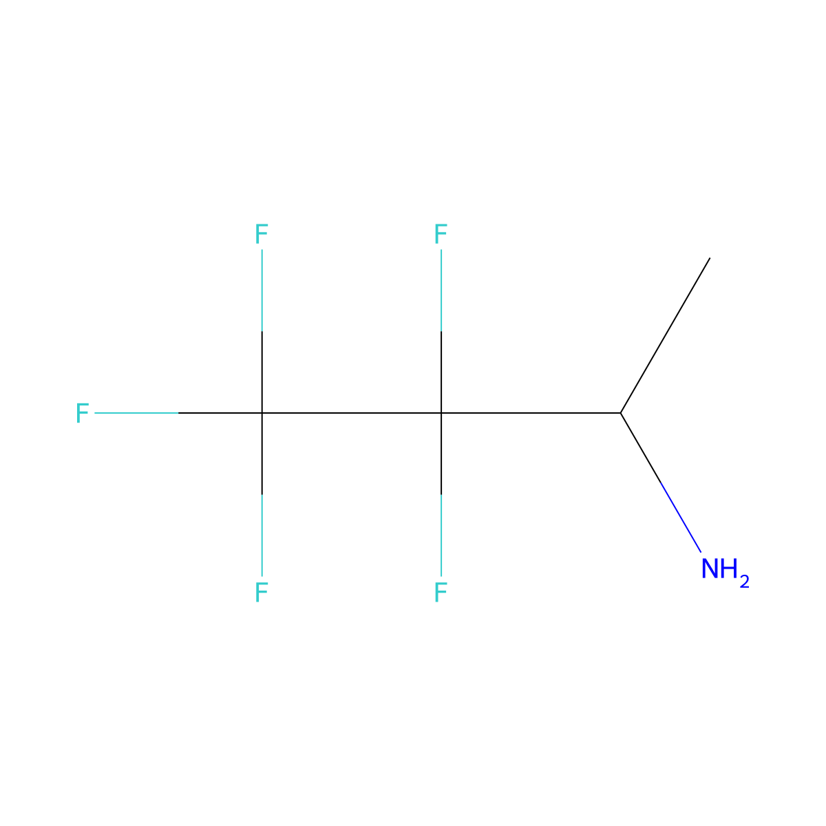(2S)-3,3,4,4,4-pentafluorobutan-2-amine molecular structure, CAS 2227641-77-0
