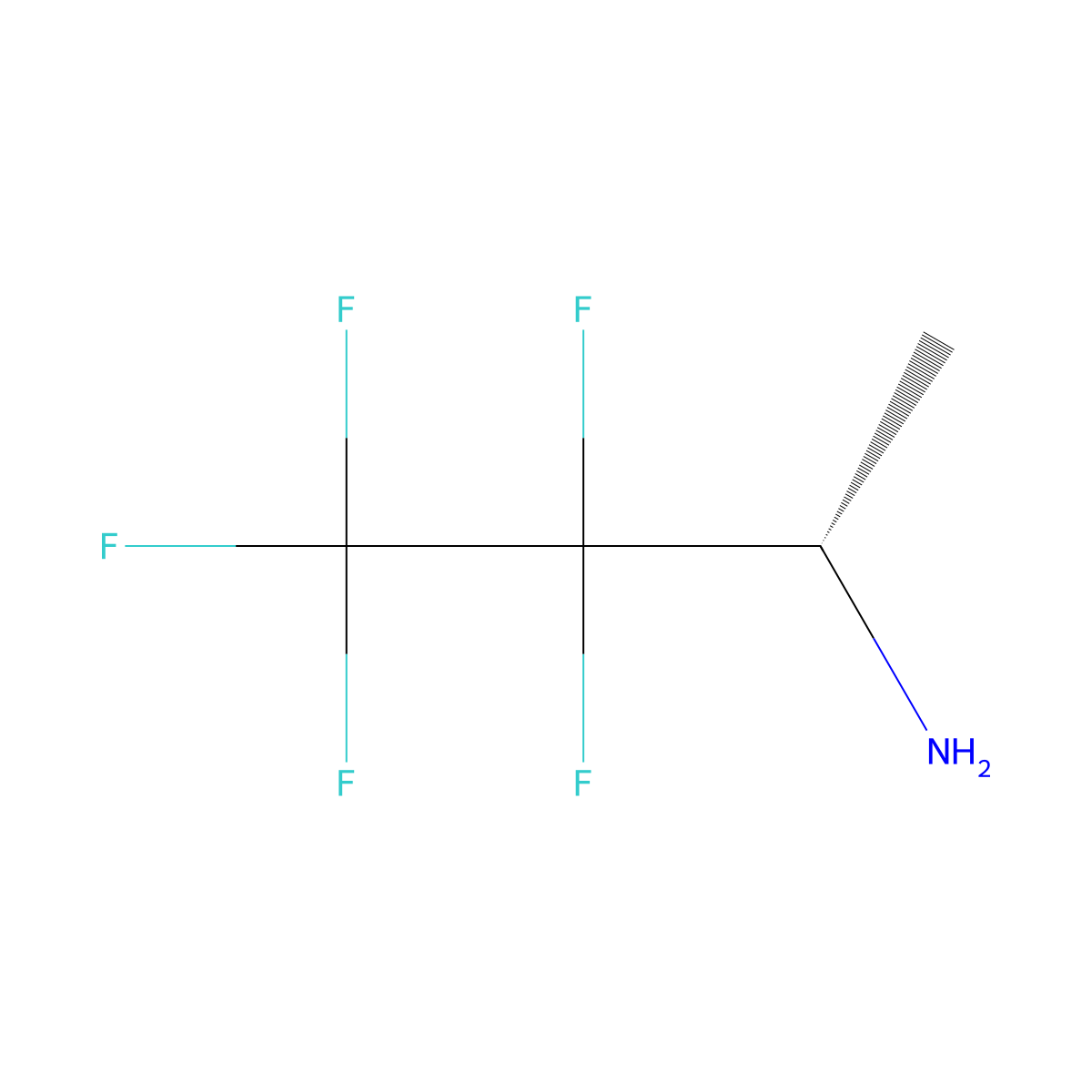 (2S)-3,3,4,4,4-pentafluorobutan-2-amine molecular structure, CAS 2227641-77-0