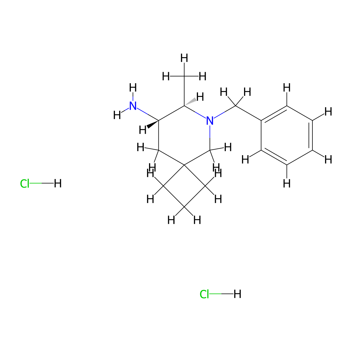 rac-(7R,8S)-6-benzyl-7-methyl-6-azaspiro[3.5]nonan-8-amine dihydrochloride molecular structure, CAS 2227685-89-2