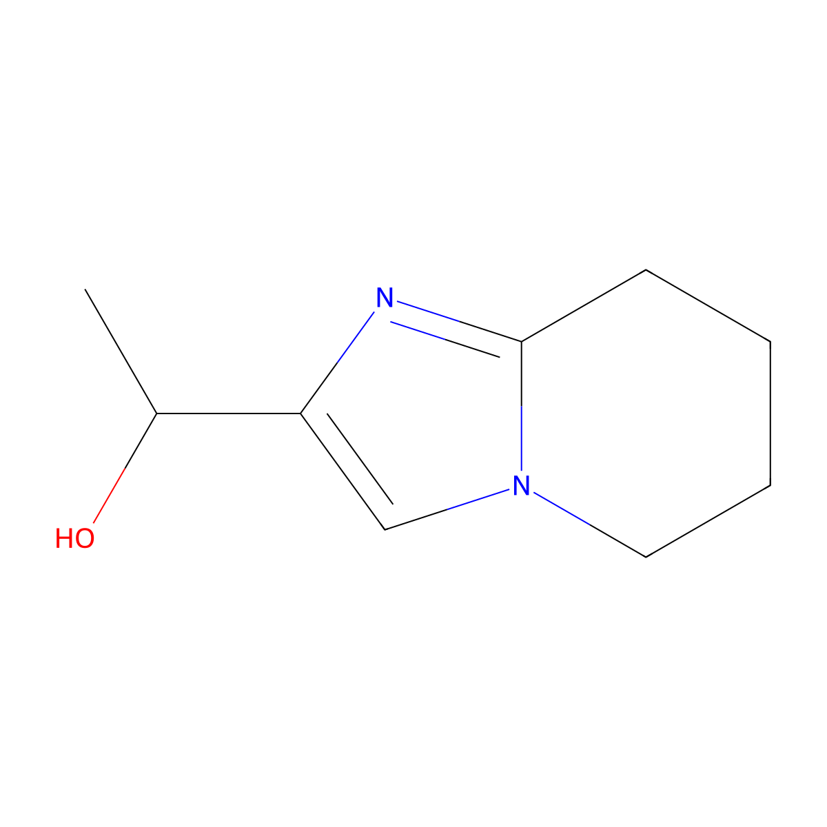 (1S)-1-{5H,6H,7H,8H-imidazo[1,2-a]pyridin-2-yl}ethan-1-ol molecular structure, CAS 2227729-07-7