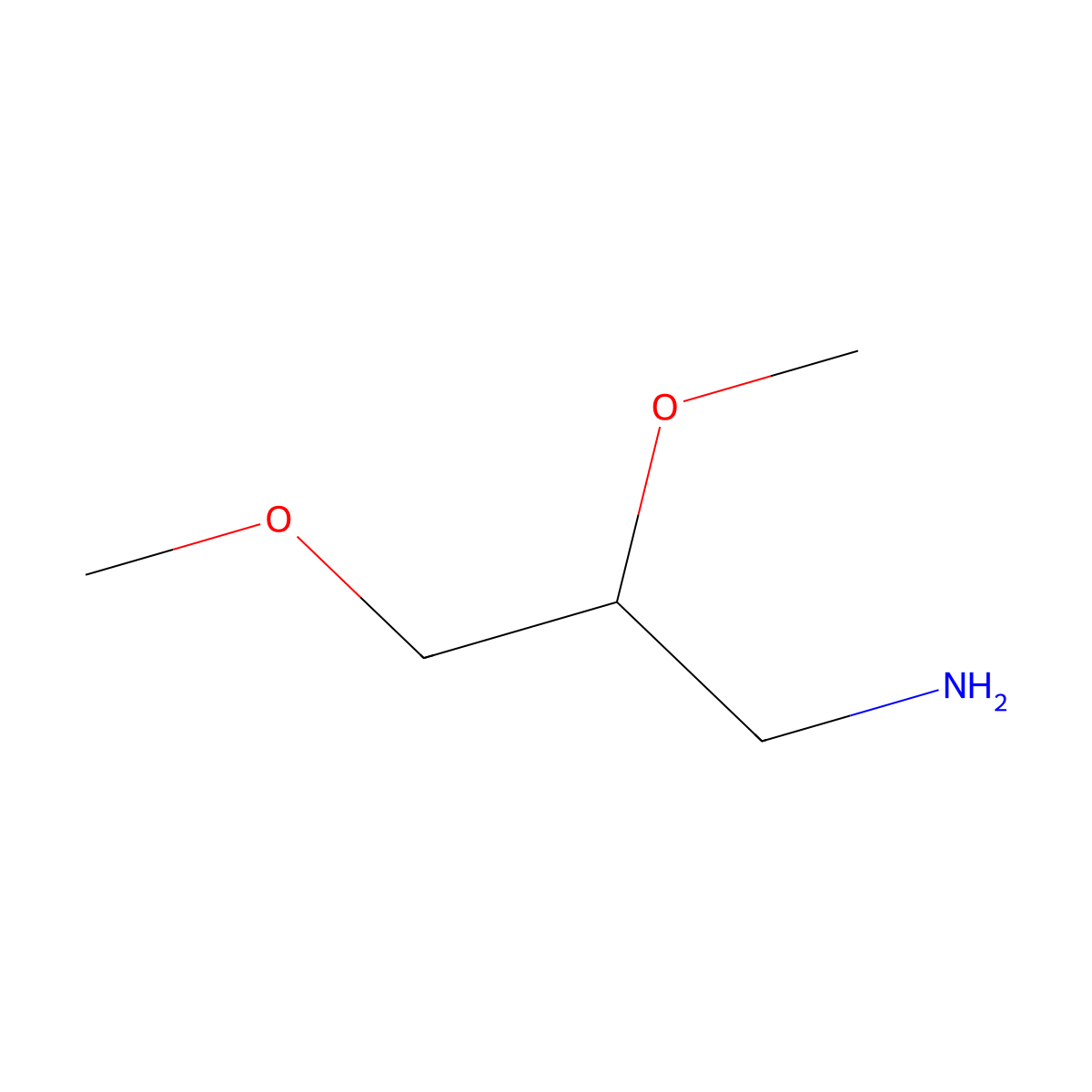 (2S)-2,3-dimethoxypropan-1-amine molecular structure, CAS 2227883-37-4