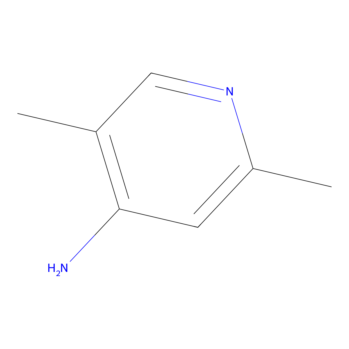 2,5-Dimethylpyridin-4-amine molecular structure, CAS 22279-89-6