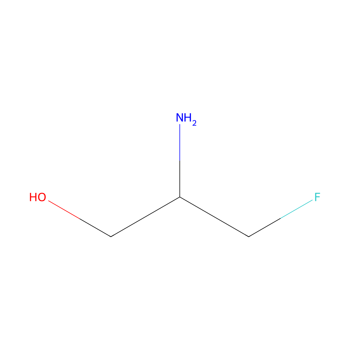 (2R)-2-amino-3-fluoropropan-1-ol molecular structure, CAS 2227910-18-9