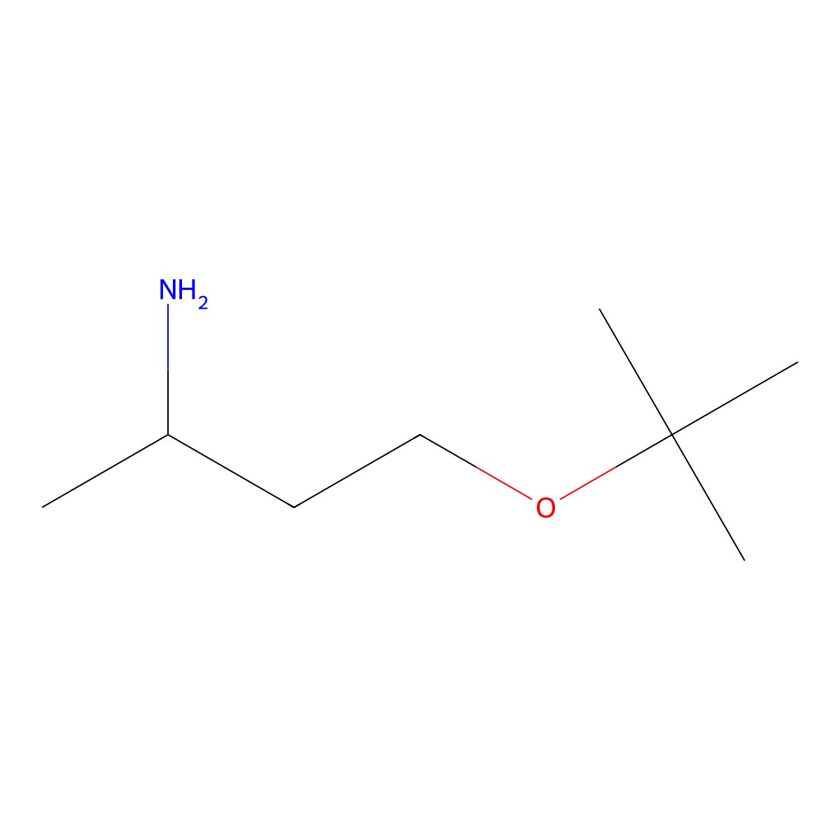 (2S)-4-(tert-butoxy)butan-2-amine molecular structure, CAS 2227914-21-6