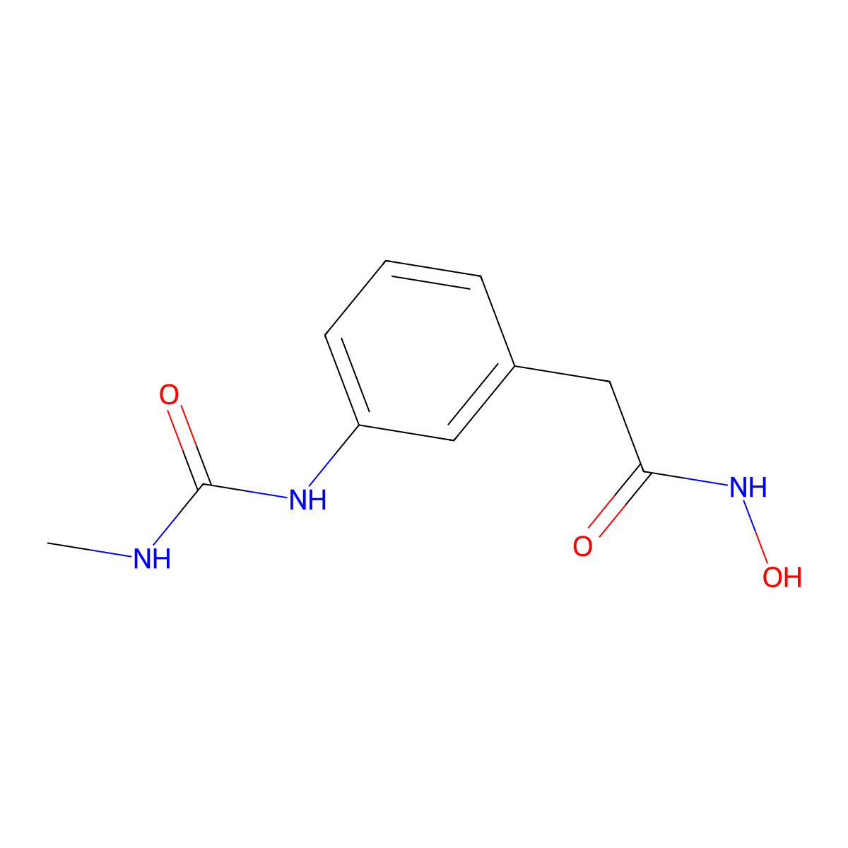 N-Hydroxy-2-[3-(3-methylureido)phenyl]acetamide molecular structure, CAS 2227989-94-6