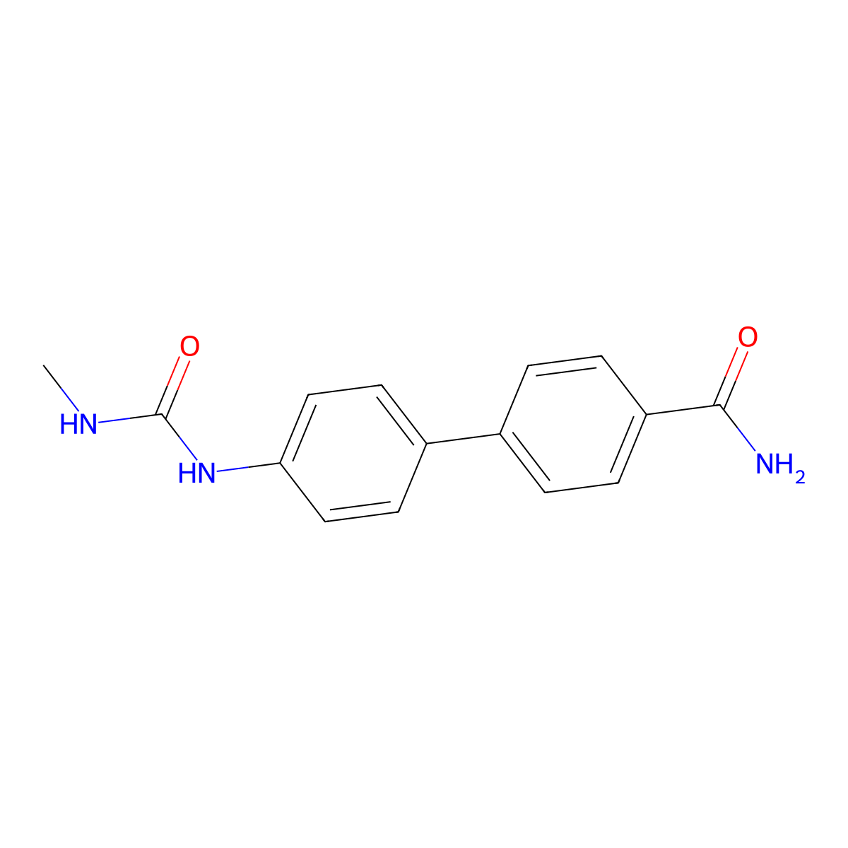 4'-(3-Methylureido)biphenyl-4-carboxamide molecular structure, CAS 2227990-65-8