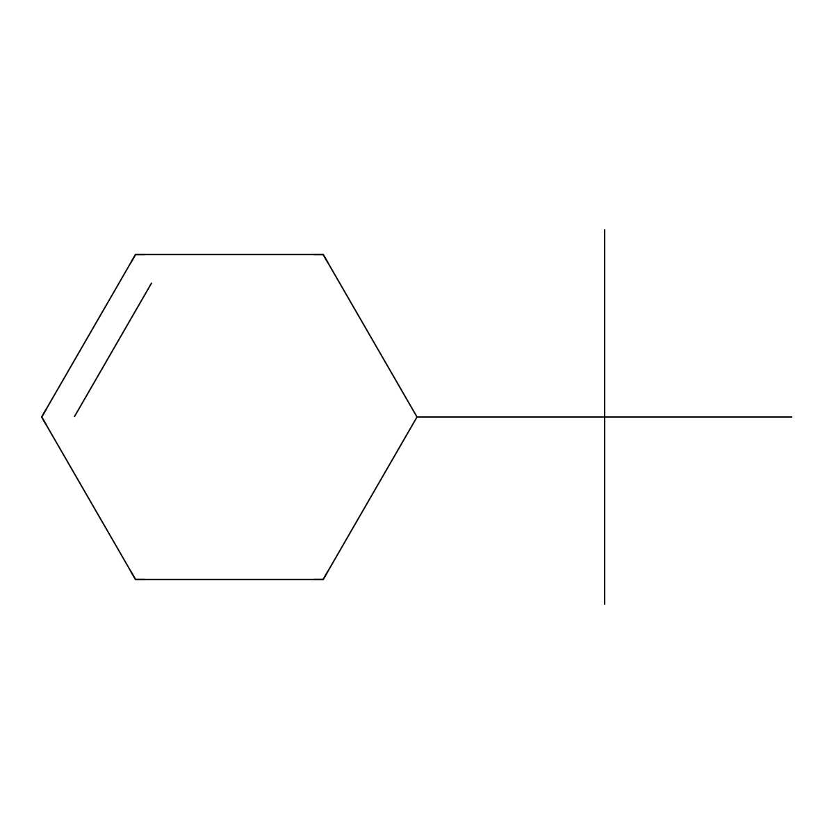 4-Tert-butylcyclohex-1-ene molecular structure, CAS 2228-98-0