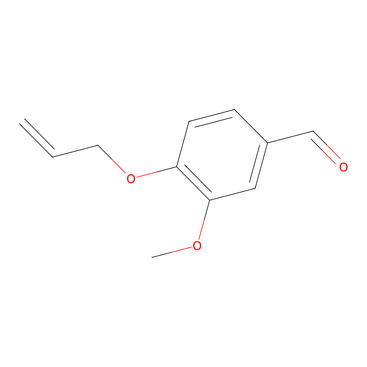 4-(Allyloxy)-3-methoxybenzaldehyde molecular structure, CAS 22280-95-1