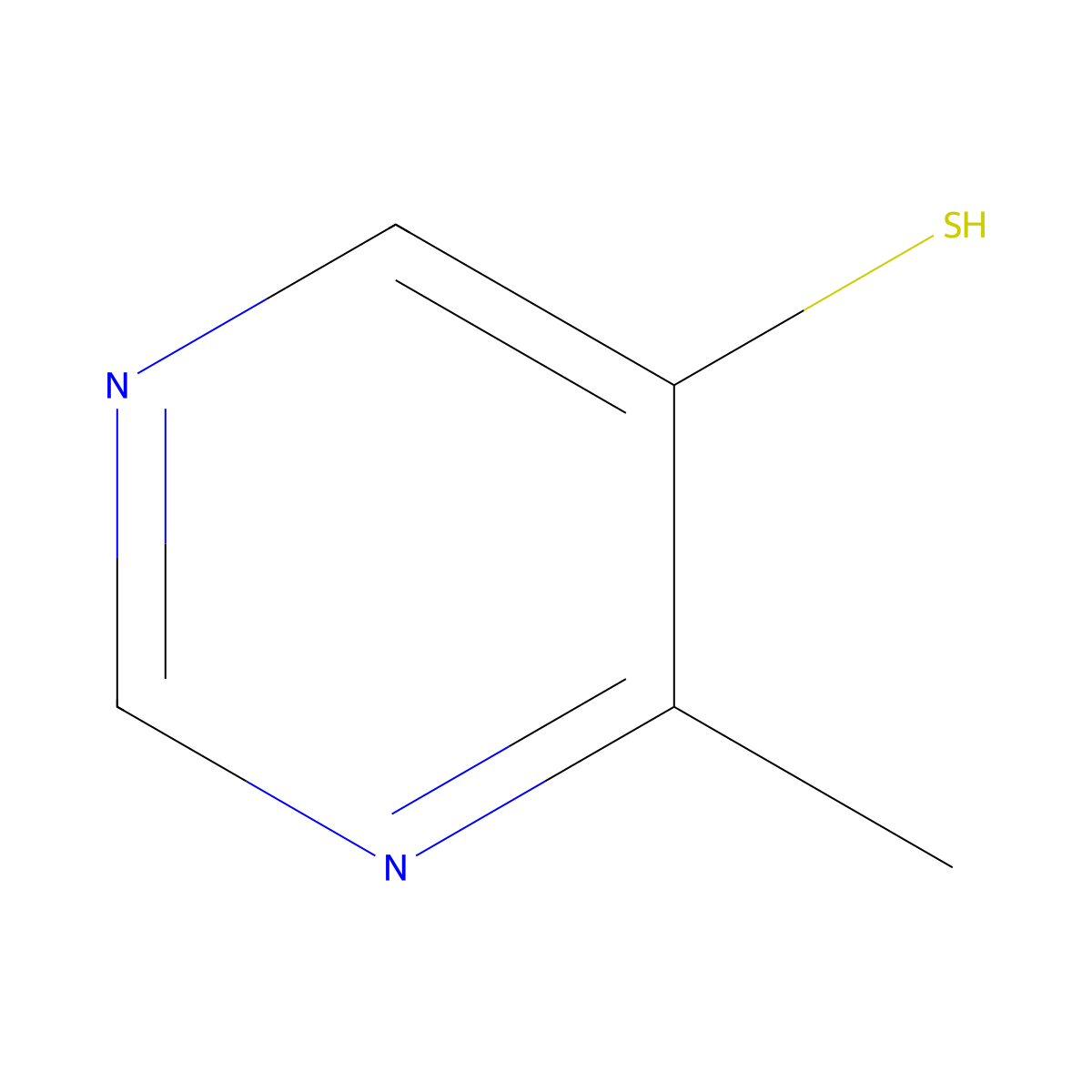 4-Methylpyrimidine-5-thiol molecular structure, CAS 2228143-99-3