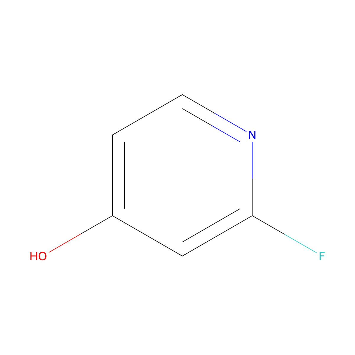 2-Fluoropyridin-4-ol molecular structure, CAS 22282-69-5