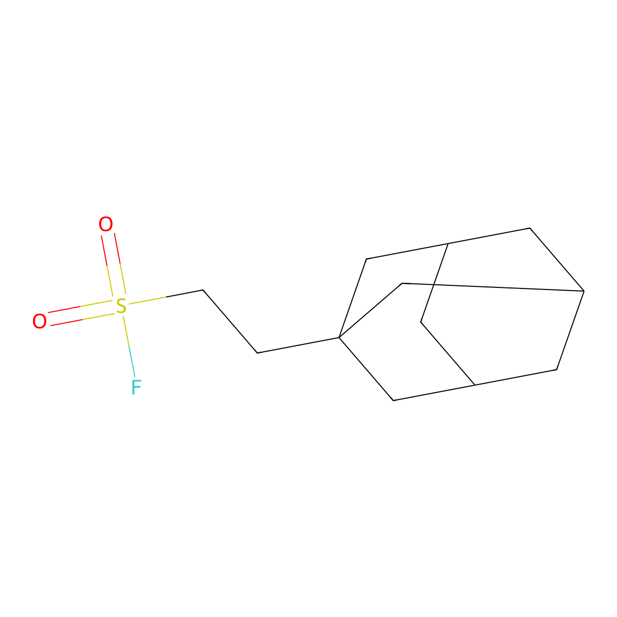 2-(Adamantan-1-yl)ethane-1-sulfonyl fluoride molecular structure, CAS 2228206-80-0