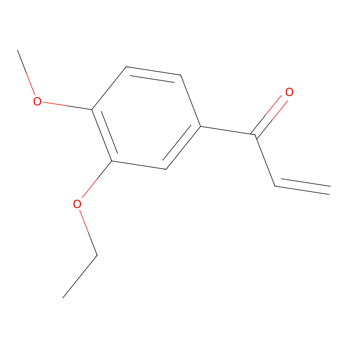 1-(3-Ethoxy-4-methoxyphenyl)prop-2-en-1-one molecular structure, CAS 2228232-39-9